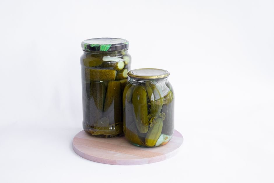 pickled vegetables jar fridge